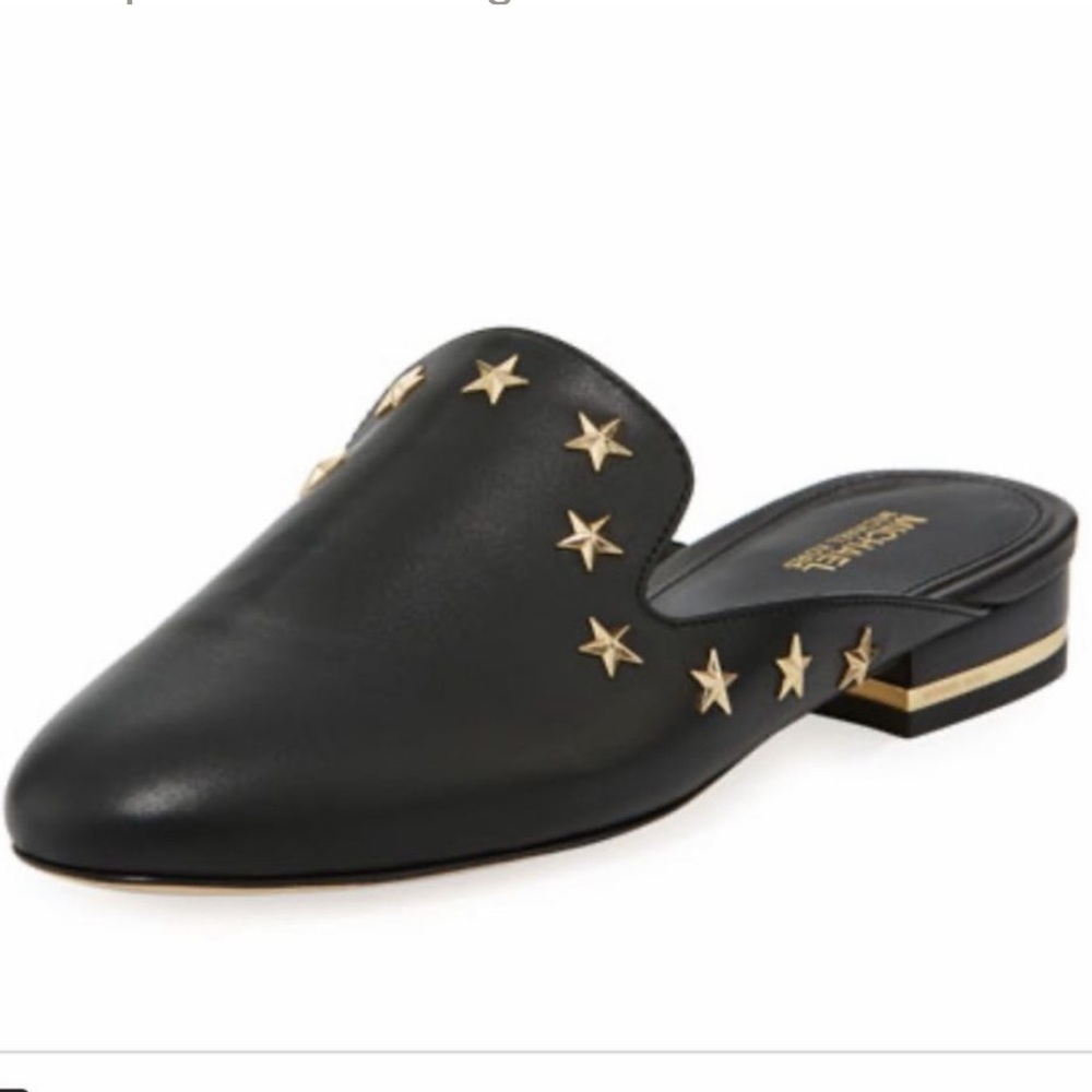 Michael Kors Natasha Star Studded Mules Size 6 - Picture 4 of 13